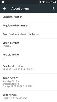 Fotografía - [OTA Descargar] HTC uno M7 GPE Ahora Recibir Android 5.1 OTA